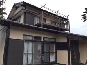 木部補修を含めた外壁塗装・雨樋交換後